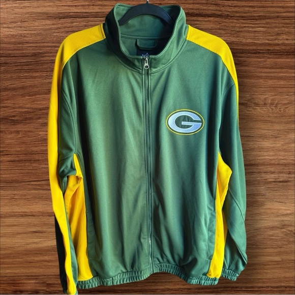 NFL Green Bay Packers Full-Zip Track Jacket - Size XL Men’s - Picture 1 of 5